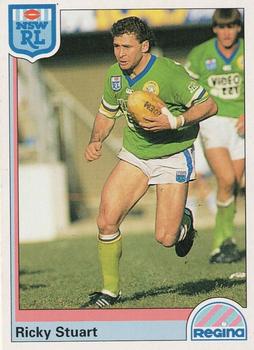 1992 Regina NSW Rugby League #150 Ricky Stuart Front